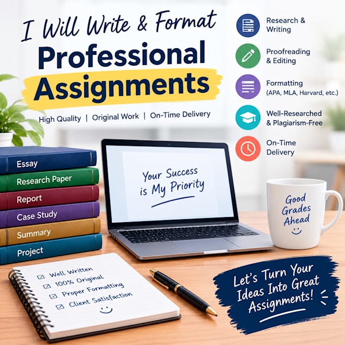 write and format assignments and documents