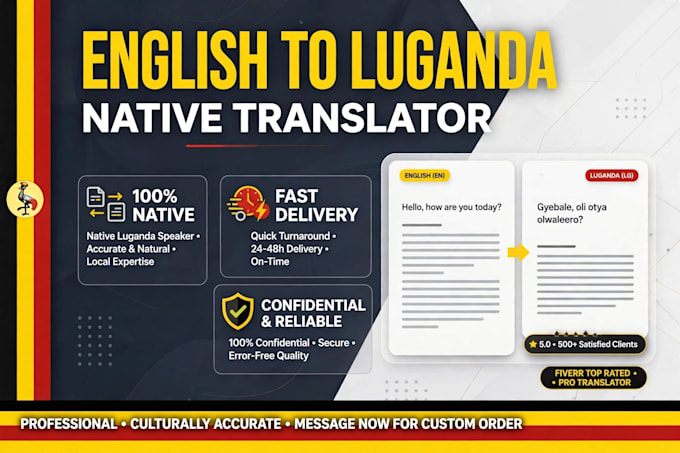 translate english to luganda