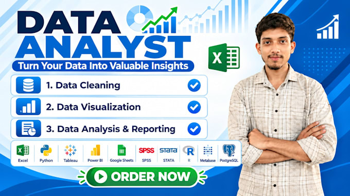do analyze data, create charts and reporting