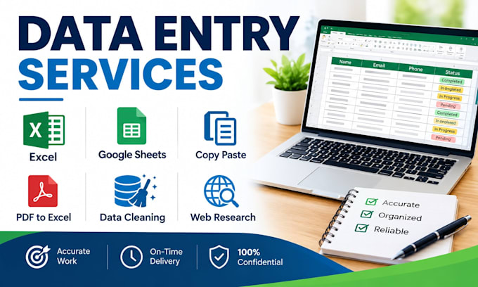 do accurate data entry and copy paste in excel
