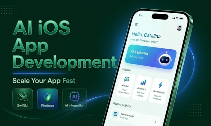 develop modern ios app with ai integration  automation