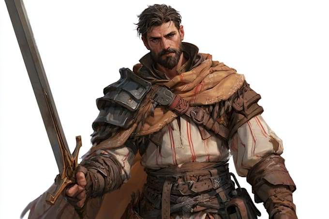do a professional fantasy rpg character art
