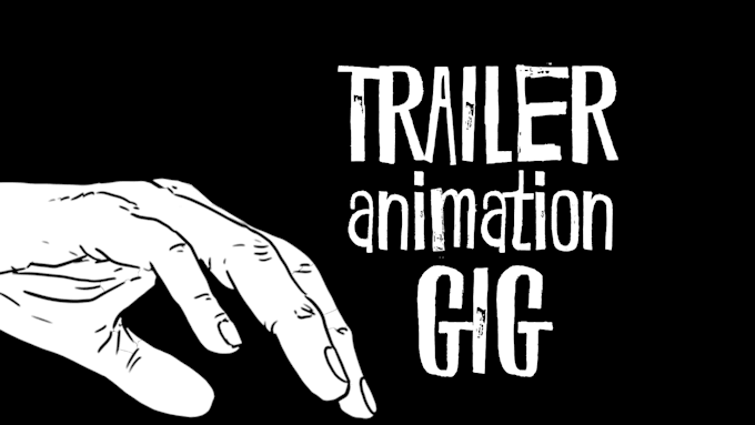 create a cinematic motion comic trailer or book trailer
