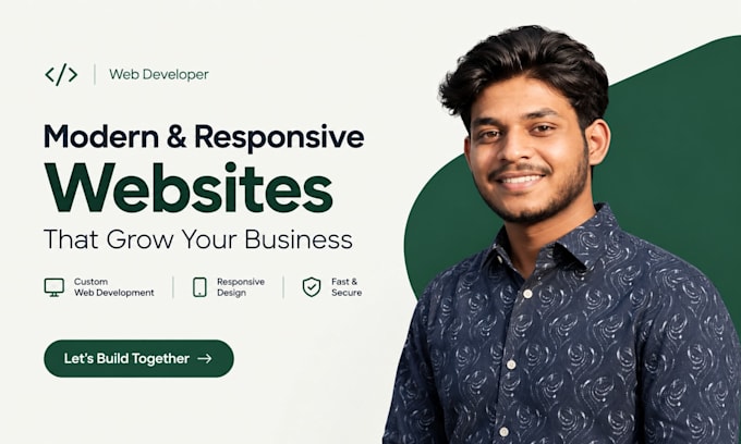 build a complete custom website from scratch