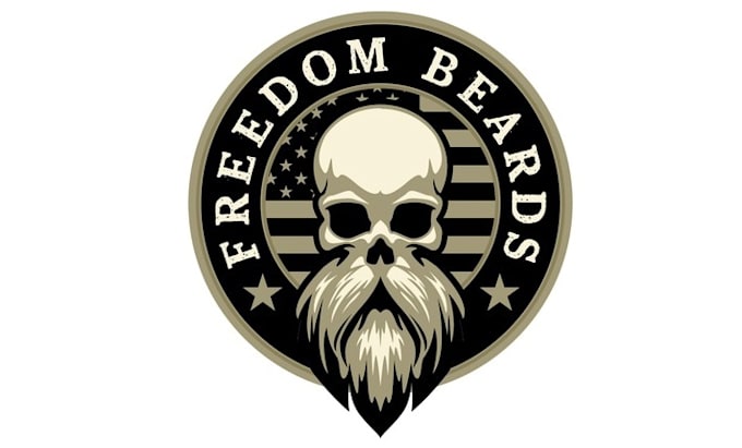 design modern beards salon service logo