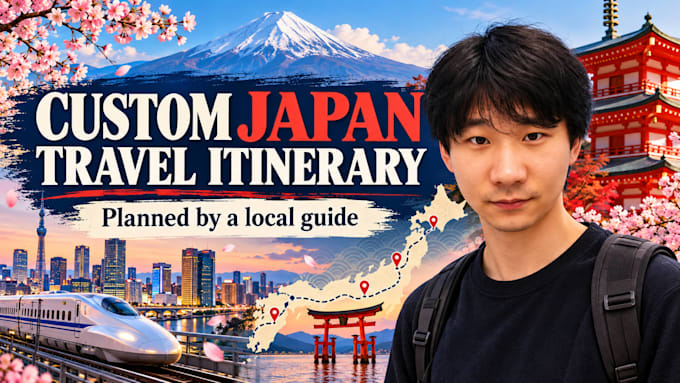 create a custom japan travel itinerary