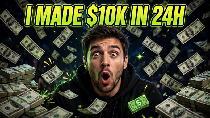 design viral finance and crypto youtube thumbnails