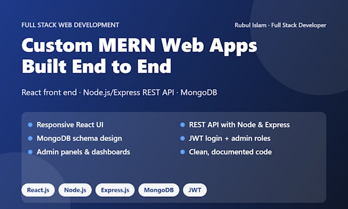 build a full stack mern web app with react node js and mongodb