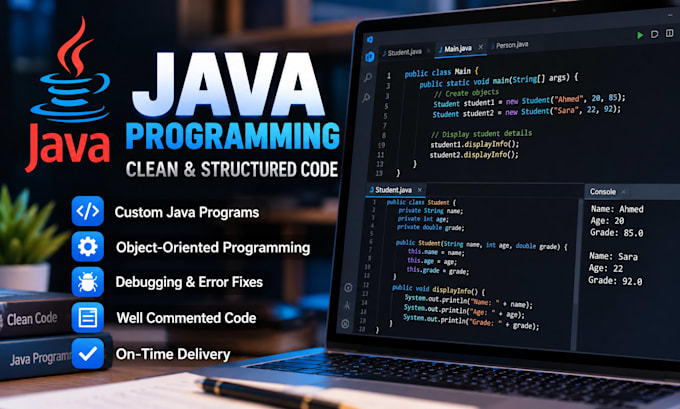 develop java programs using object oriented programming