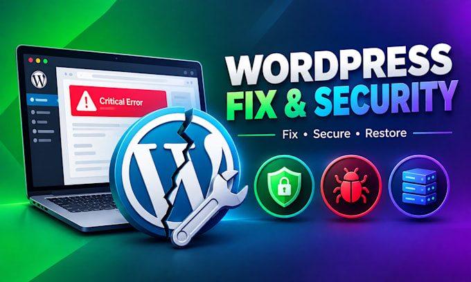 fix wordpress errors, bugs, and security issues