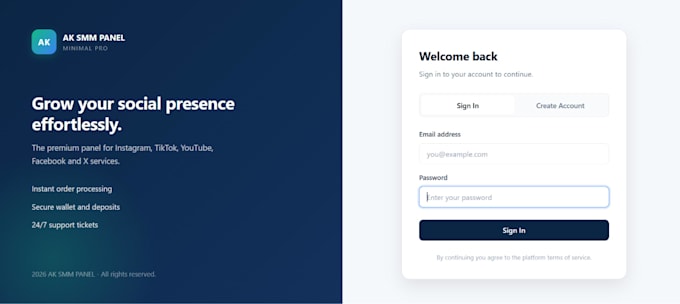 develop a professional full stack website with admin panel with payment method