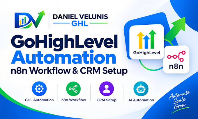 build gohighlevel ghl automation n8n workflow and crm setup