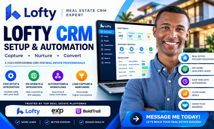 set up and customize your lofty CRM, smartplans and automations lofty crm crm