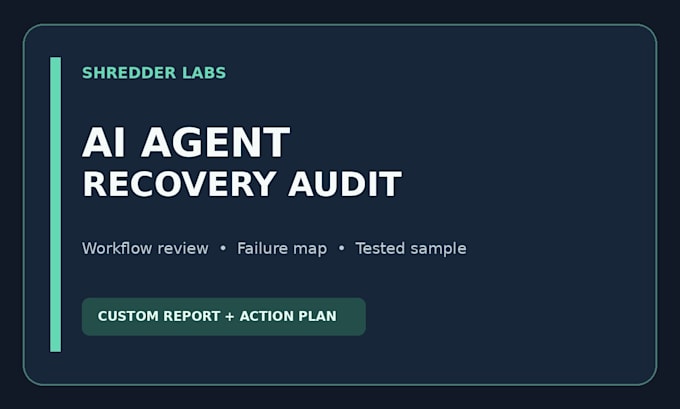 audit and improve your ai agent workflow with a tested recovery plan