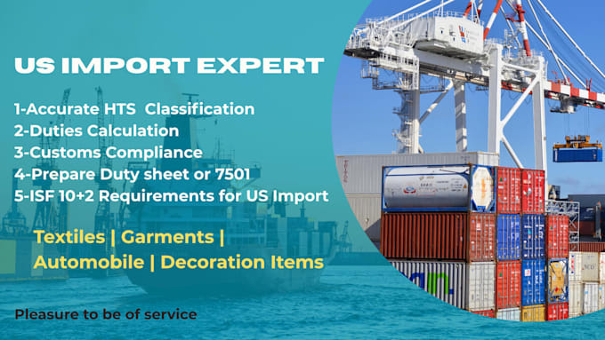 provide hts code, custom duty, tariff calculation service for US import