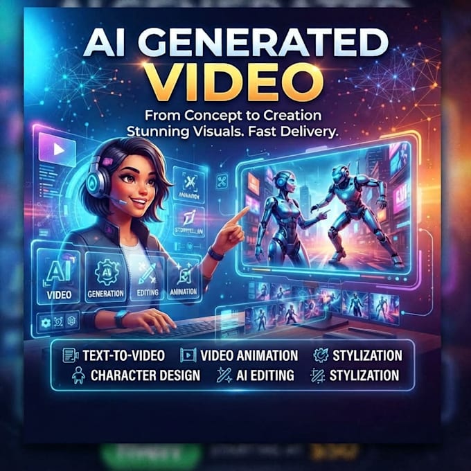 turn your vision into cinematic ai generated video