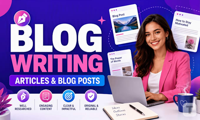 write engaging blog posts, articles, and website content
