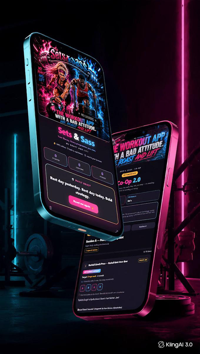 build a custom interactive workout web app for personal trainers