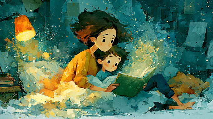 illustrate your children story with charming artwork