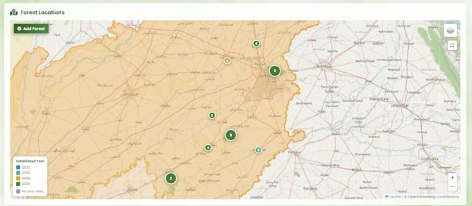 develop a custom interactive webgis web app or dashboard