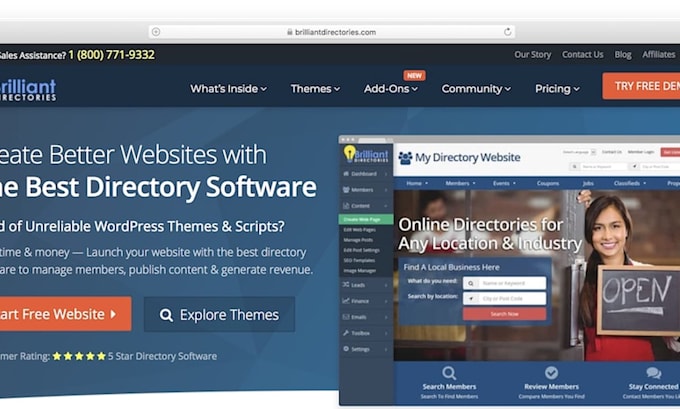 wordpress directory website design wilcity listingpro mylistng hivepress website