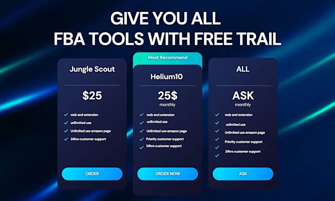 provide you helium 10 keepa canva jungle scout grimmerly
