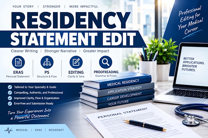 edit and strengthen your residency personal statement