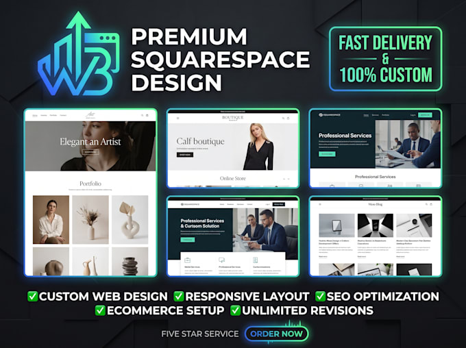 create a visually stunning website that sells