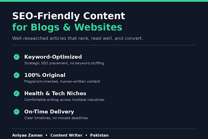 write SEO content for tech and saas brands