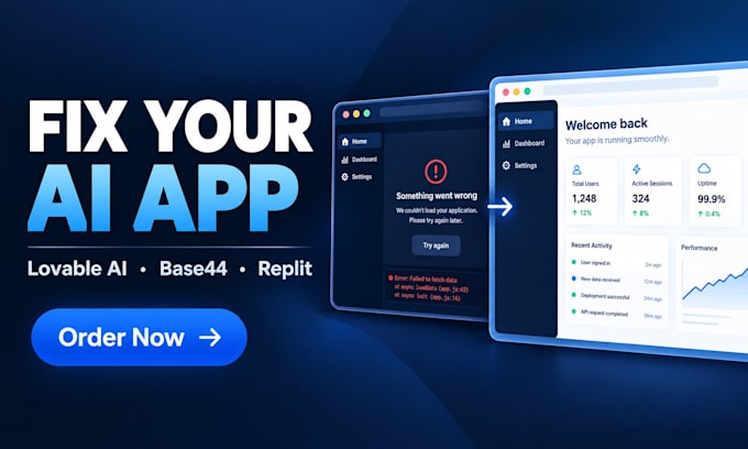 fix vibe coding bugs in lovable, base44, bolt, replit and supabase apps