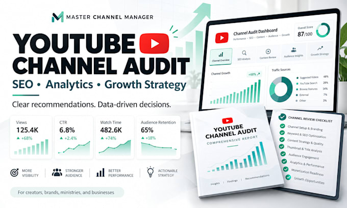 audit and optimize your youtube channel for growth