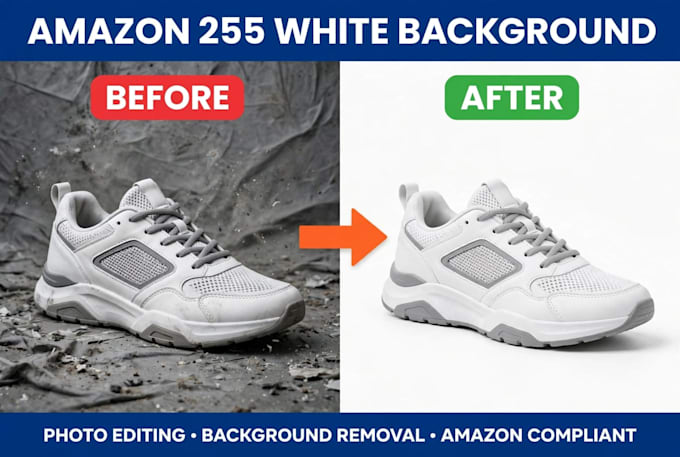 do amazon 255 white background removal