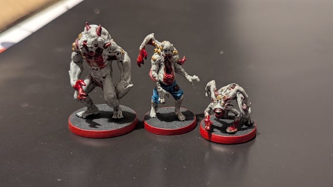 paint your board game miniatures, horror minis and tabletop figures