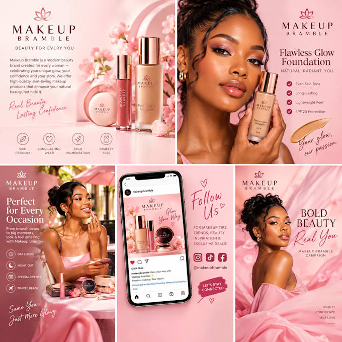 create a professional ai generated visuals for your brand or product