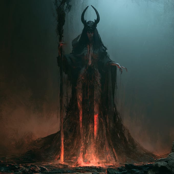 paint your dark fantasy creature