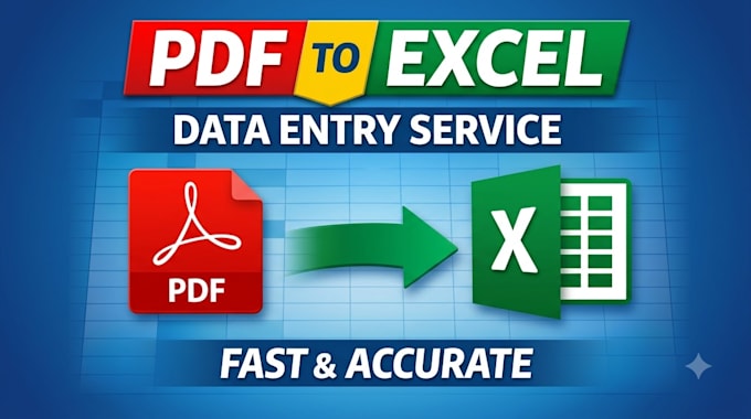 convert PDF to excel