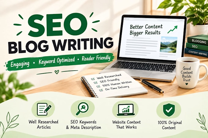 write SEO blog posts and website content