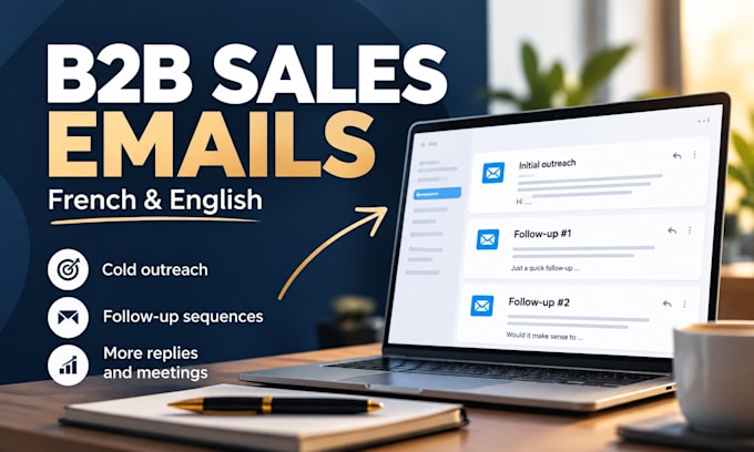 write professional b2b sales and follow up emails