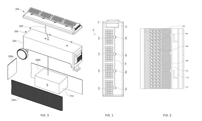 create mechanical utility patent drawings and technical figures for uspto filing