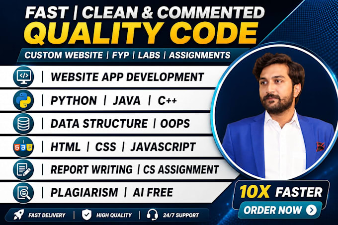 urgent computer science assigned in java python cpp html css website developer