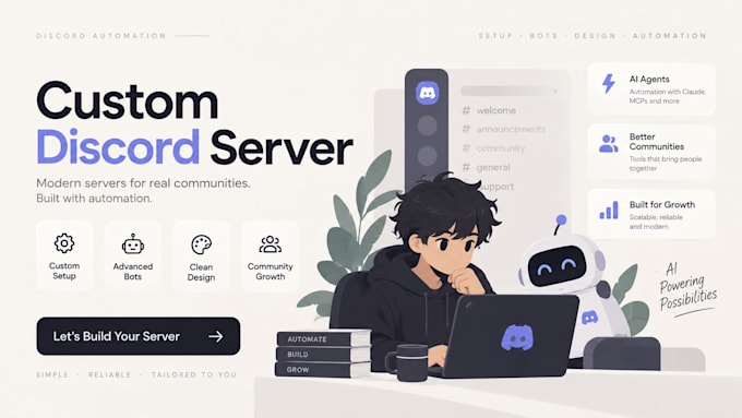 professionally setup and design your discord server