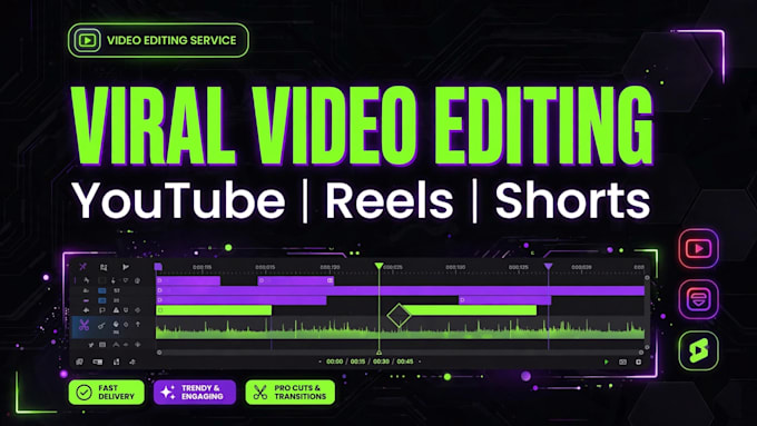 professional video editing for youtube videos reels