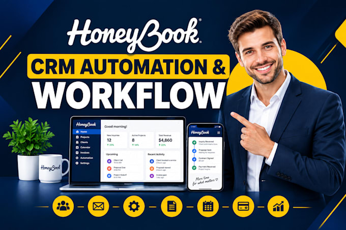 set up honeybook CRM automation and workflow