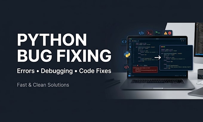 fix python bugs, errors, and debug your python code