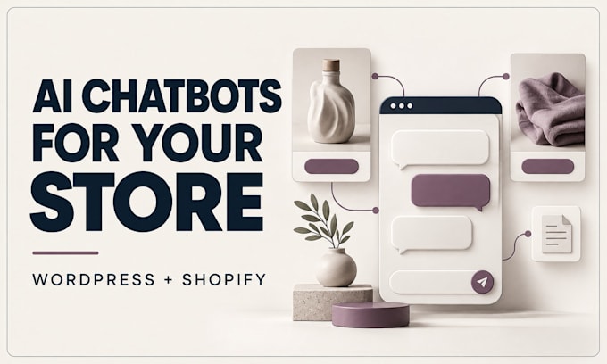 build an ai chatbot for shopify or wordpress stores