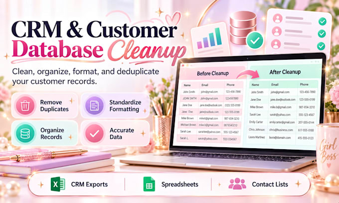 crm and customer database cleanup