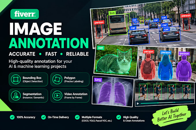 do accurate image annotation,images labeling and video annotation