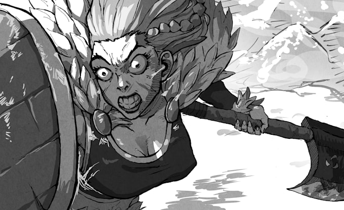 draw action manga or webcomic