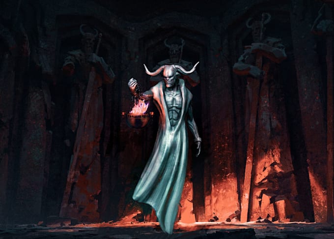 create a detailed 3d character sculpt in zbrush