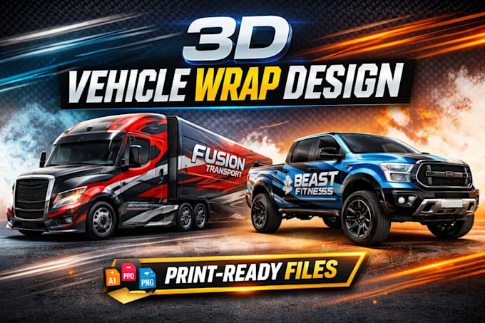 design car wrap and decals or vinyl for motorcross or rally